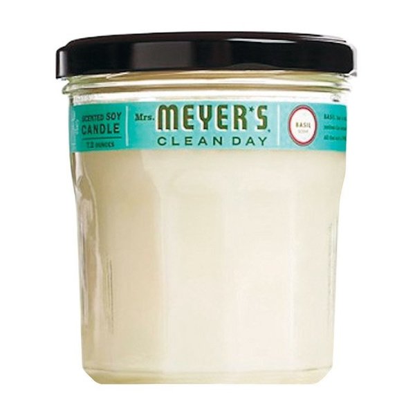 Mrs. Meyers Clean Day Candle Soy Basil 7.2 Ounces 44116